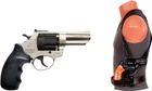 Набор Револьвер флобера Zbroia Profi-3" Сатин / Пластик + Кобура оперативная Beneks для револьверов Флобера 3" (формованная) (Z20.7.1.003+Z3.3.4.059) - изображение 1