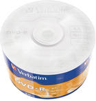 Dyski Verbatim DVD-R 4.7GB 16x DataLife Matt Silver Spindle 50 szt (0023942437918) - obraz 2
