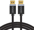 Kabel Savio DisplayPort - DisplayPort 3 m Black (5901986048220) - obraz 1