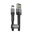 Кабель Lightning > USB Baseus Cafule Special Edition 2.4A 1.0m (CALKLF-GG1) Gray