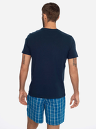 Піжама (футболка + шорти) чоловіча бавовняна Henderson 41289-59X L Темно-синя (5903972248805) - зображення 2