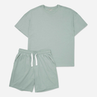 Піжама (футболка + шорти) чоловіча бавовняна Henderson 41627-07X M Зелена (5903972244203) - зображення 5