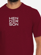 Koszulka męska bawełniana Henderson 41633-83X M Bordowa (5903972246122) - obraz 4