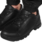 Тактические кроссовки летние Extreme Police ВТ1007 черные кожаные прошитые 43 - изображение 1