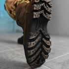 Берцы демисезонные тактические ботинки Fanat ВТ6647 хаки олива кожаные прошитые 43 - изображение 7