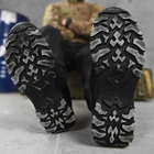 Тактичні кросівки літні Extreme Police ВТ1007 чорні шкіряні прошиті 44 - зображення 7