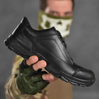 Тактические кроссовки летние Extreme Police ВТ1007 черные кожаные прошитые 44 - изображение 8