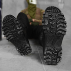 Берці літні тактичні черевики All-terrain чорні шкіряні прошиті 42 - зображення 7