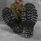 Тактичні кросівки літні Alfa РН3983 олива шкіряні сітка перфоровані прошиті 43 - зображення 7