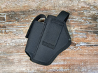 Кобура для G 17 Glock 17 Глок поясная с чехлом подсумком для магазина + шнур тренчик чёрная ms - изображение 3