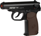 Пістолет стартовий Retay PM 9 мм Чорний (11950975) - зображення 4