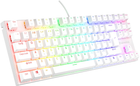 Klawiatura przewodowa Genesis Thor 303 TKL RGB Outemu Brown White (NKG-1861) - obraz 1