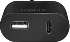 Adapter LogiLink USB Type A + USB Type-C 12 W 1.5 m Black (4052792061727) - obraz 4