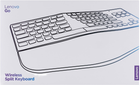 Klawiatura bezprzewodowa Lenovo Go Wireless Split Keyboard Grey (GY41C33969) - obraz 4