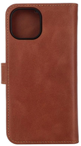 Чохол-книжка RadiCover Radiation Protection Wallet Vegan Leather 2в1 Magsafe для Apple iPhone 15 Brown (5712869102874) - зображення 2