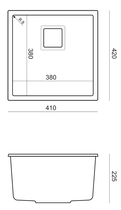 Zlewozmywak Quadron David 40 HQD4242U1-C1 - obraz 3