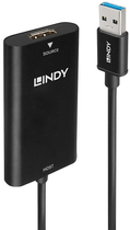 Конвертер Lindy Video Capture Device HDMI - USB Type A Black (4002888432351)