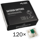 Zestaw przełączników do klawiatury Glorious Gateron Green 120 szt. (GAT-GREEN) - obraz 7