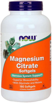 Цитрат магния Now Foods Magnesium Citrate 180 гелевых капсул
