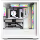 Система рідинного охолодження NZXT Kraken Elite RGB 240 мм AIO liquid cooler w/Display, RGB Fans White (RL-KR24E-W1) - зображення 5