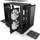 Корпус NZXT H Series H5 Flow RGB 2023 All Black Edition ATX Mid Tower Chassis All Black (CC-H51FB-R1) - зображення 6