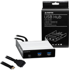 USB хаб Chieftec MUB-3003C для 3.5", 2xUSB3.1 Gen.1, 1xUSB3.1 Gen.2 Type-C (MUB-3003C-Chieftec) - зображення 5