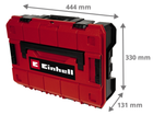 Plastikowa walizka narzędziowa Einhell E-Case S-F z wkładką piankową (4540020AN) - obraz 3