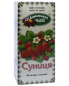 Карпатський чай Суниця в пакетиках 20 шт х 2 г (966) - зображення 1