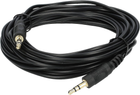 Kabel Libox 3.5 mm (mini-jack) - 3.5 mm (mini-jack) M/M 1.5 m Black (KAB-POŁ-0045) - obraz 3