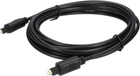 Kabel Libox S/PDIF (Toslink) - S/PDIF (Toslink) M/M 3 m Black (KAB-POŁ-0049) - obraz 2