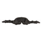Тактические очки защитная маска Solve с креплениями на каску с 3 сменными линзами Черная-толщина линз 3 мм - изображение 4