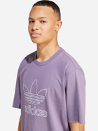 T-shirt męski bawełniany adidas Adicolor Trefoil IR7992 S Liliowy (4066759595989) - obraz 4