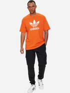 T-shirt męski bawełniany adidas Adicolor Trefoil IR8000 M Pomarańczowy (4066759630680) - obraz 3