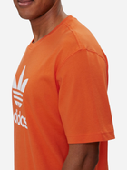 T-shirt męski bawełniany adidas Adicolor Trefoil IR8000 XL Pomarańczowy (4066759630734) - obraz 5