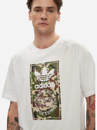T-shirt męski bawełniany adidas Camo Tongue IS0246 2XL Biały (4066757786747) - obraz 4