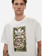 T-shirt męski bawełniany adidas Camo Tongue IS0246 XL Biały (4066757786754) - obraz 4