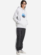 Bluza męska z kapturem oversize adidas Flames Logo IS2947 XL Szara (4066757219276) - obraz 3