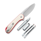 Комплект (ніж складаний, ручка) Civivi StellarQuill Pen & Button Lock Elementum II Knife Combo Gift Pack C23049 - изображение 2