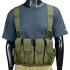 Житлет розвантажувальний MIL-TEC Mag Carrier Chest Rig Olive - зображення 1