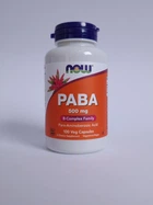 Параамінобензойна кислота Now Foods PABA 500mg 100 капсул в упаковці (VMD-1205660)