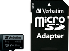 Карта пам'яті Verbatim Pro microSDHC 64GB Class UH-3 + SD-адаптер (23942470427) - зображення 1