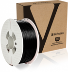 Włókno PLA Verbatim do drukarki 3D 1.75 mm 1 kg Czarne (23942553182) - obraz 3
