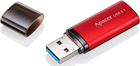 Флеш пам'ять USB Apacer AH25B 128GB USB 3.1 Red (AP128GAH25BR-1) - зображення 3