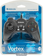 Przewodowy gamepad Defender Vortex PC Black (4714033642491) - obraz 3