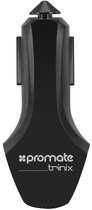 Samochodowa ładowarka Promate Trinix Black (AISTRINIXBK) - obraz 1