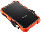 Жорсткий диск Apacer AC630 1TB 5400rpm 8MB AP1TBAC630T-1 2.5" USB 3.1 External Orange - зображення 3