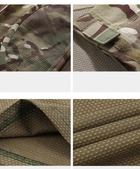 Тактическая военная форма летняя multicam мультикам боевой костюм тактическая одежда ЗСУ с наколенниками + кепка XXL - изображение 2