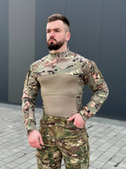 Тактическая форма Multicam костюм летний Мультикам с наколенниками военная одежда камуфляжная комплект для ВСУ M - изображение 2