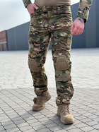 Тактическая форма Multicam костюм летний Мультикам с наколенниками военная одежда камуфляжная комплект для ВСУ L - изображение 3