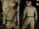 Тактическая военная форма летняя multicam мультикам боевой костюм тактическая одежда ЗСУ с наколенниками + кепка M - изображение 6